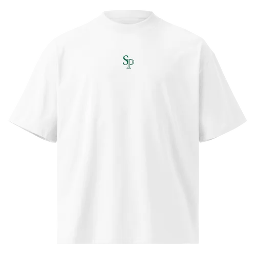 Apollo Oversized Tee, Green Print